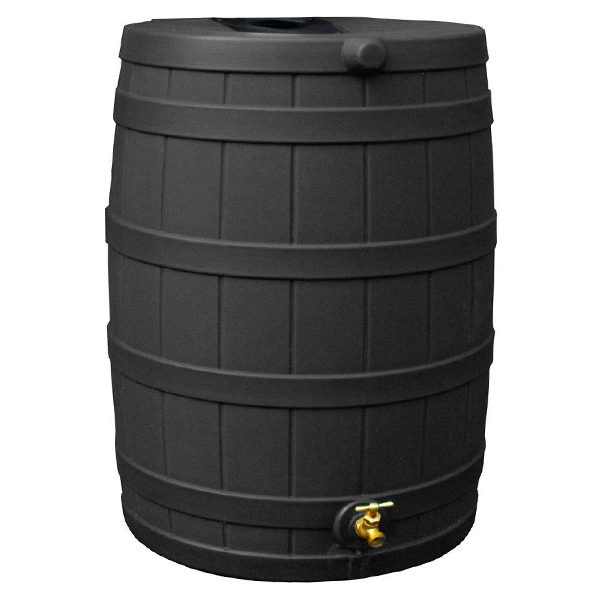 Rain Wizard 40 Gallon Rain Barrel black