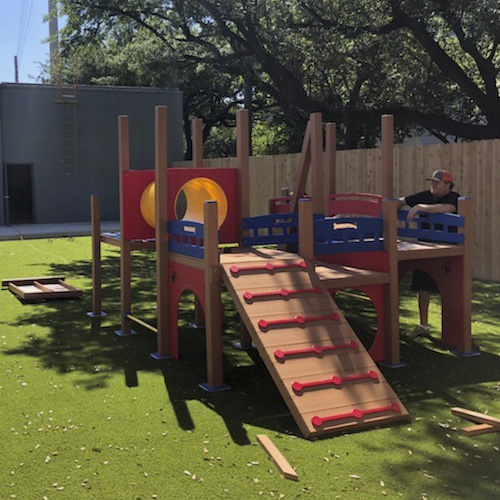 Deluxe K9 Kennel Club Playground with Rattle Bridge - TerraBound Solutions  Inc.