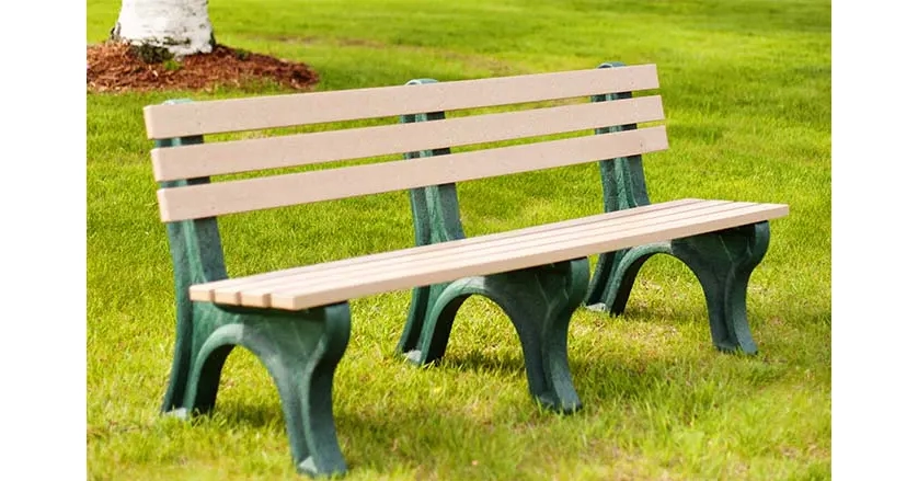 Economizer Traditional Park Benches - TerraBound Solutions Inc.